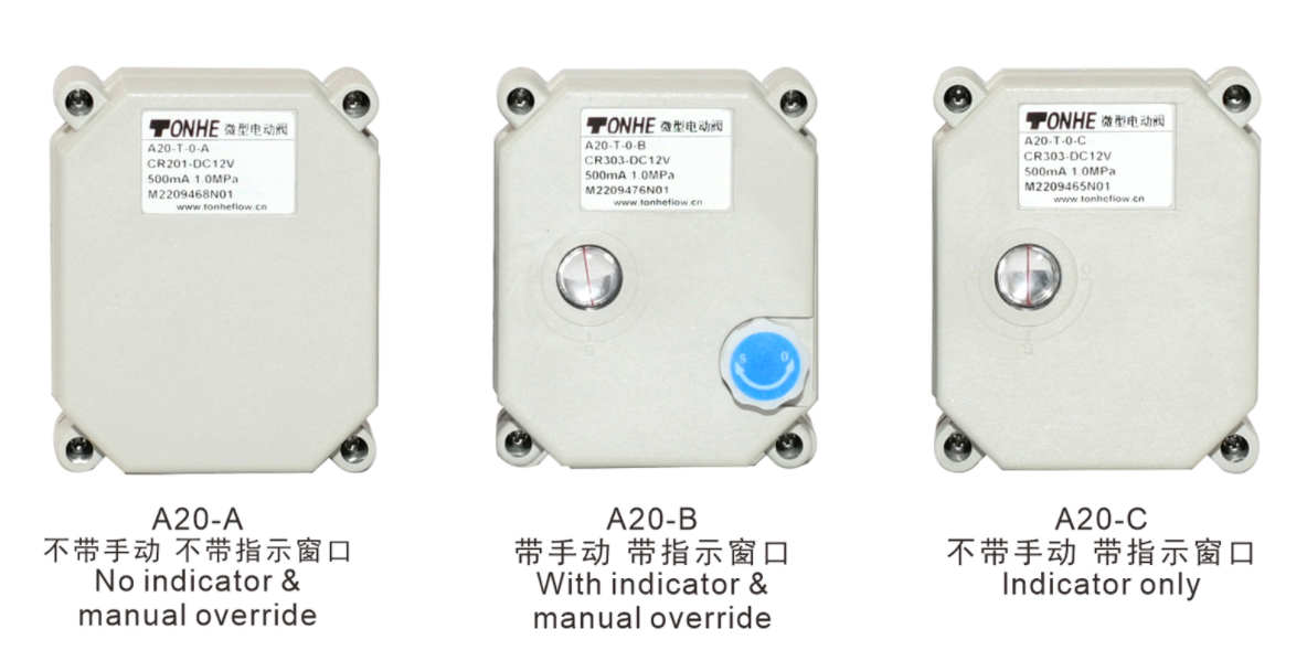  Tonhe A20 series actuator model explanation